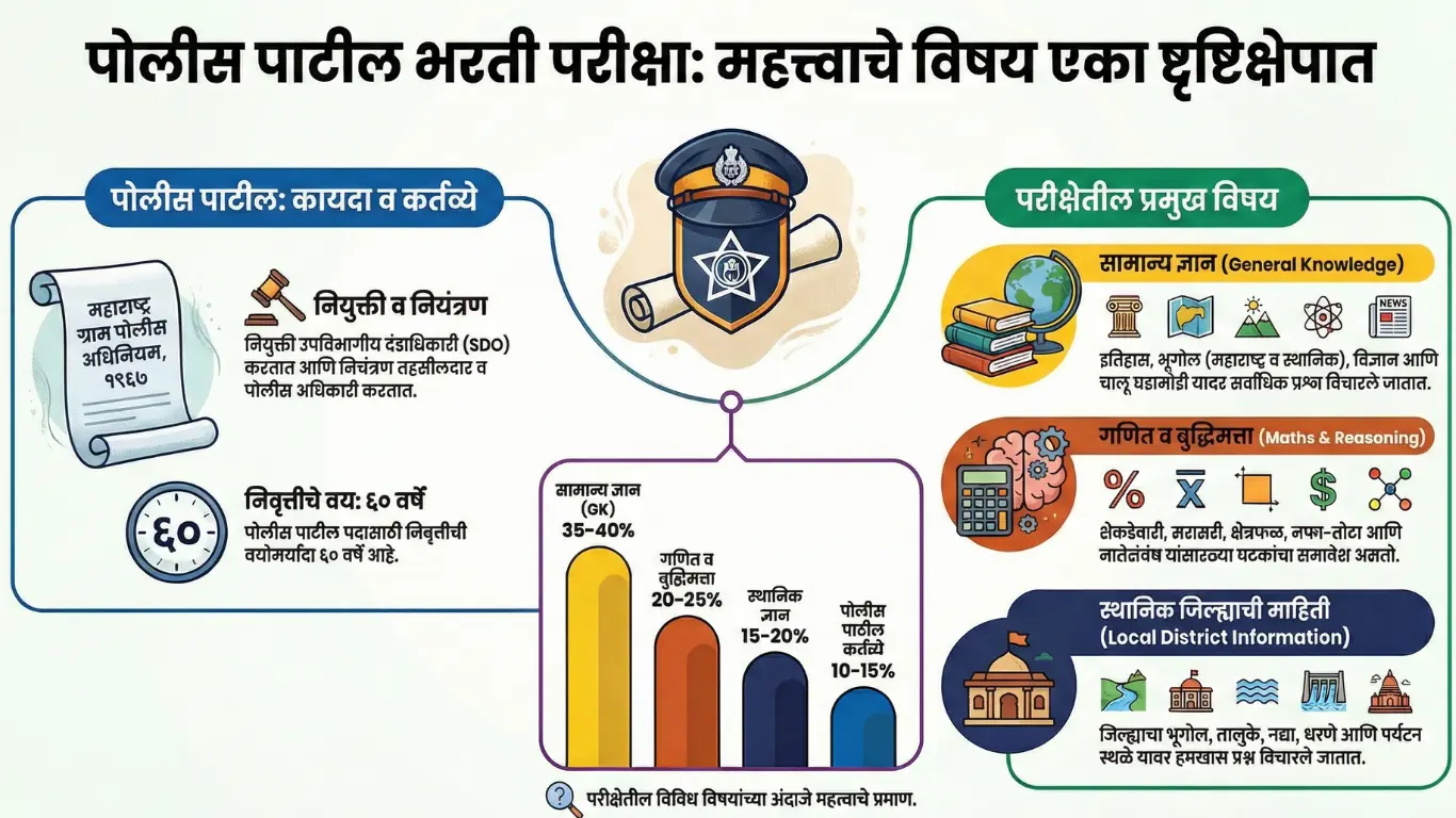 Police Patil Exam Pattern